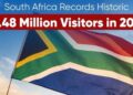 10.48 million international arrivals in south africa