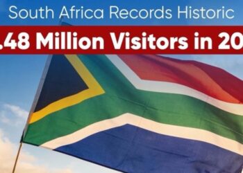 10.48 million international arrivals in south africa