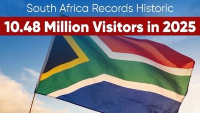 10.48 million international arrivals in south africa