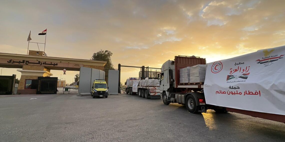 To support families in Ramadan, Egypt sends 197,000 food baskets to Gaza  