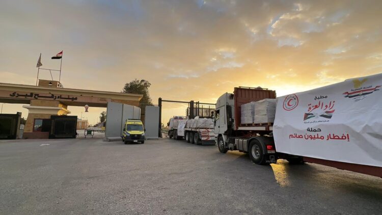 To support families in Ramadan, Egypt sends 197,000 food baskets to Gaza  