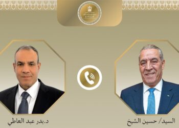 FM Discusses Developments in Occupied Palestinian Territories and the Region with Palestinian Vice President