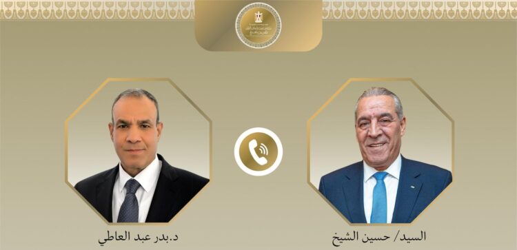 FM Discusses Developments in Occupied Palestinian Territories and the Region with Palestinian Vice President