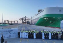The Minister of Transport witnesses the launch of the commercial trial operation of the multi-purpose station (Safaga 2).
