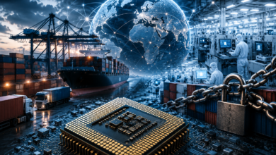 Global microchip supply networks