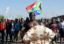 Angry protests in South Africa against illegal immigrants