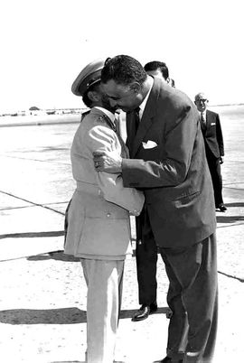 President Gamal Abdel Nasser and Haile Selassie