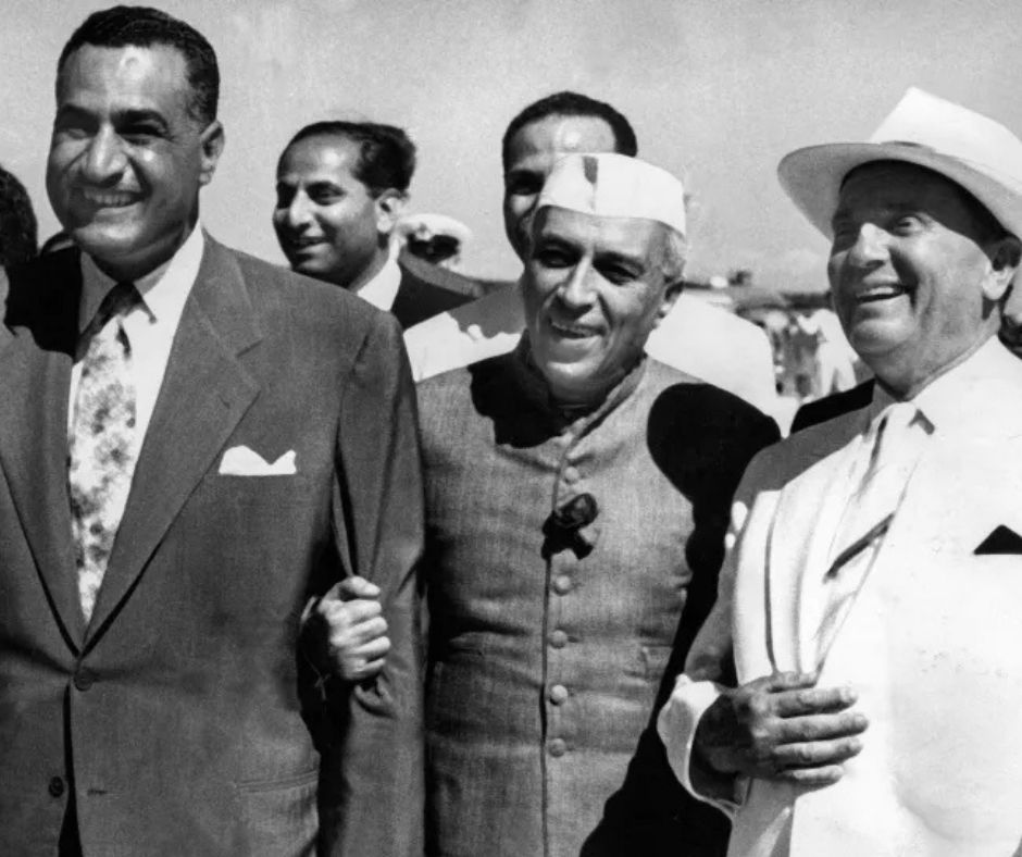 Gamal Abdel Nasser, Nehru, and Joseph Tito